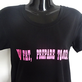 Dear Fat Prepare To Die - Ladies T Shirt Black