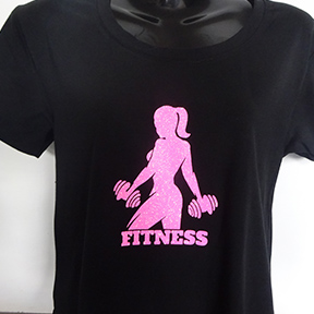 Fitness - Ladies T Shirt Black