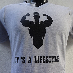 Its A Lifestyle - Grey T Shirt