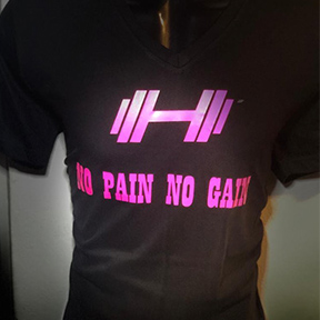 No Pain No Gain - Black T Shirt