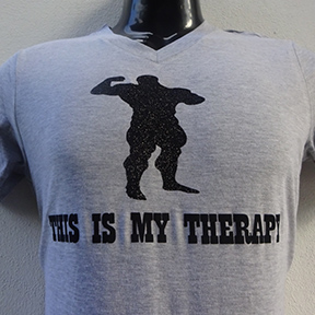 This Is My Therapy - Grey T Shirt